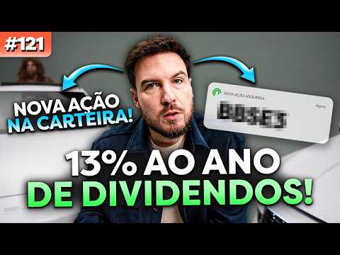 COMPREI UMA NOVA PAGADORA DE DIVIDENDOS PRA MINHA CARTEIRA (vai decolar?)