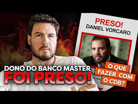 O FIM DO BANCO MASTER | Como isso vai impactar o seu bolso e O QUE FAZER com os CDBs?